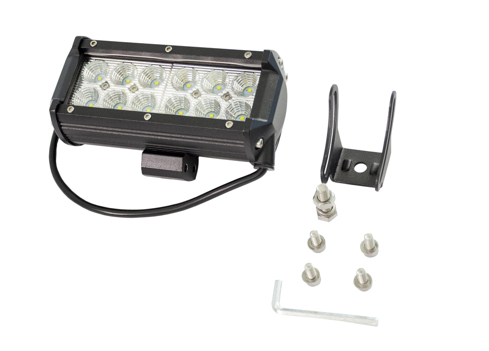 Work Light W 7"x H 4"x D 2" 36 Watts 9-32V 3600LM IP67 LED