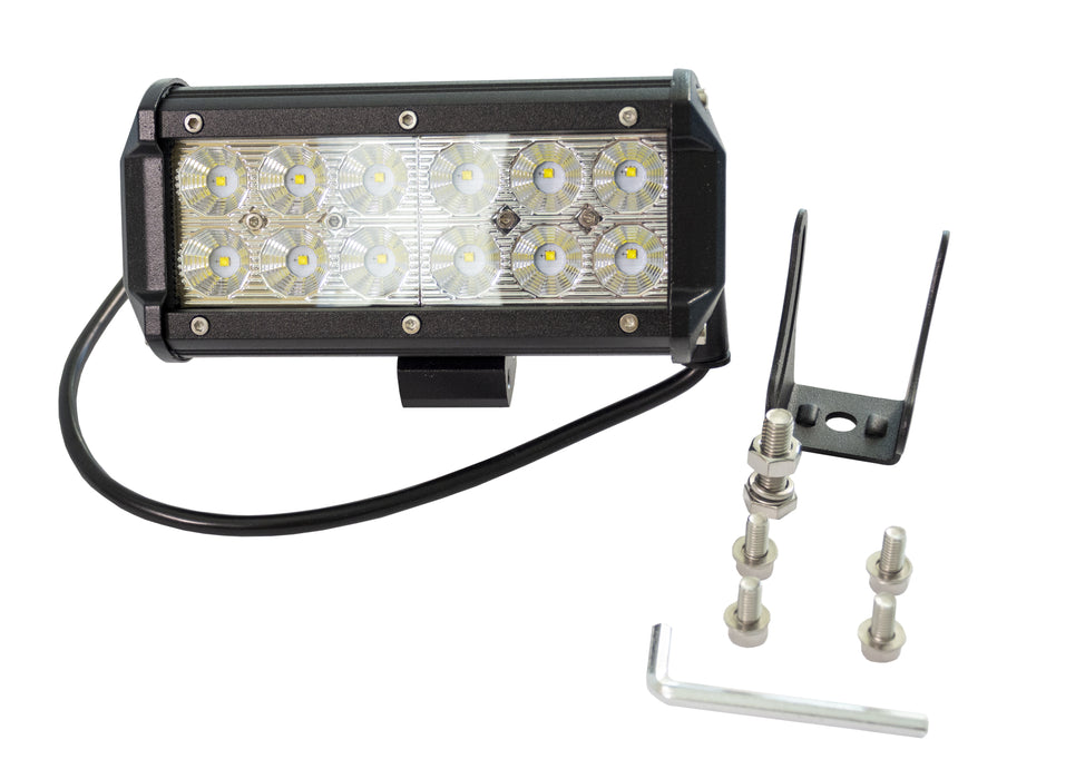 Work Light W 7"x H 4"x D 2" 36 Watts 9-32V 3600LM IP67 LED