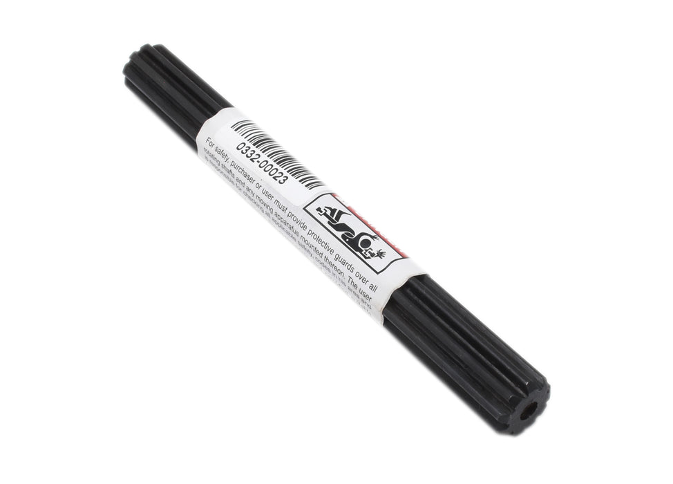 Splined shaft 9SP - 6" length Spline O.D. .625