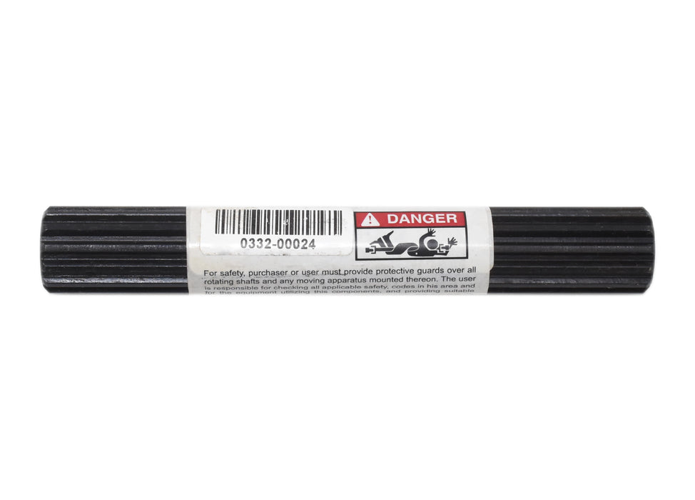 Splined shaft 13SP - 6" length Spline O.D. .875