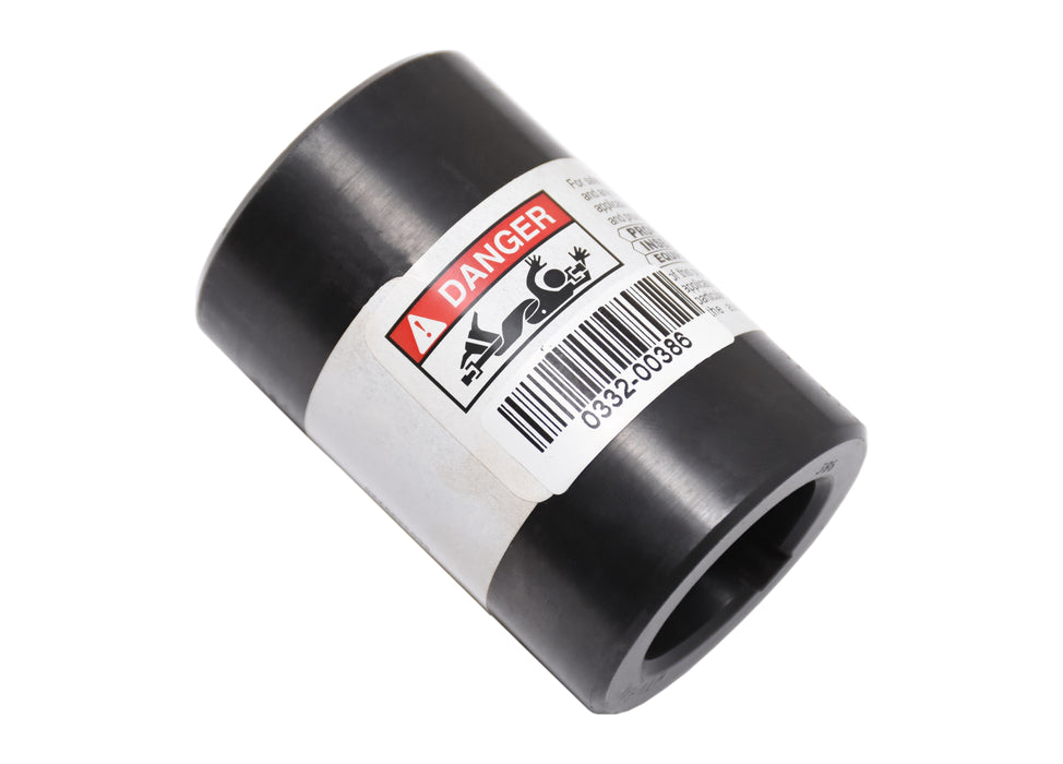 Round bore coupling 1-1/4" X 3" 1/4"KW - no setscrew