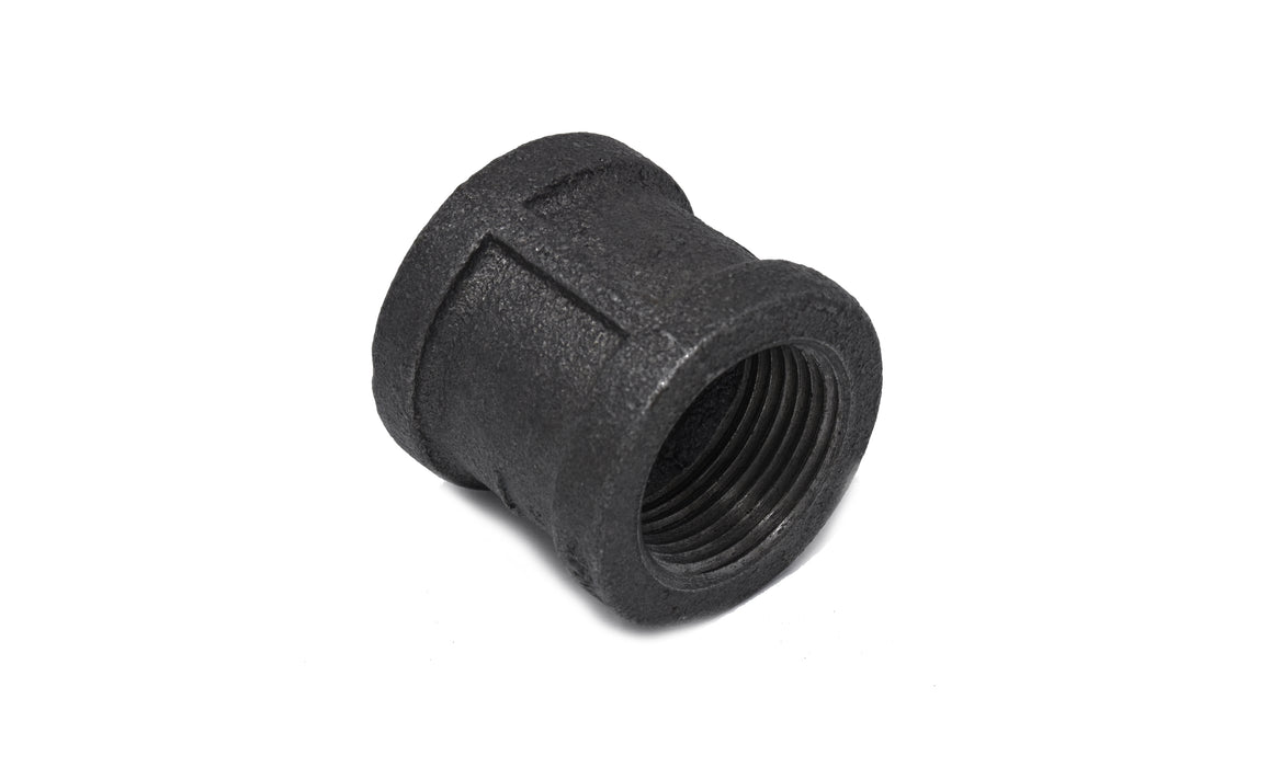 Black Steel Coupling 1/4" NPT