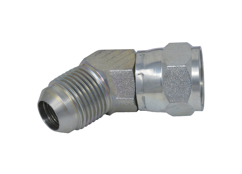 Male/Femelle JIC 45° Elbow 3/4"-16 X 3/4"-16