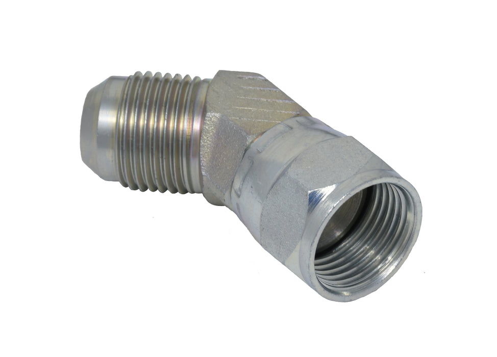 Male/Femelle JIC 45° Elbow 3/4"-16 X 3/4"-16