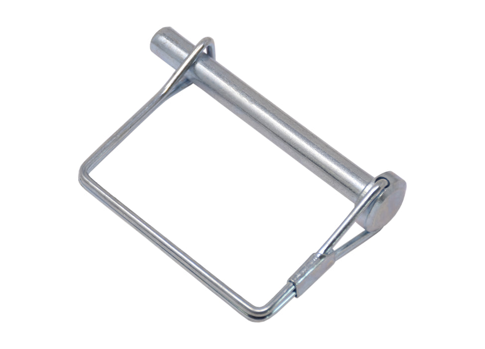 Safety Lock Pin Square Plated 1/4" X  2-1/2"