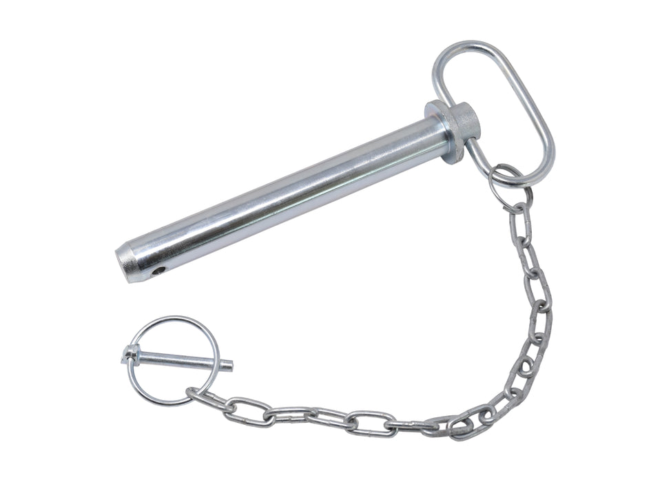 Hitch Pin Folding Handle 3/4" X 4" with Pin and Chain