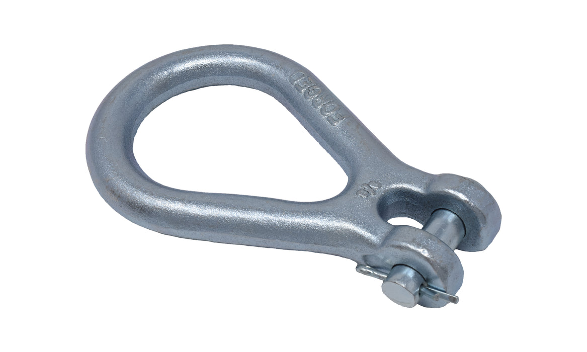 Reeving ring 5/16" - Clevis style 3400LB WLL - Zinc plated