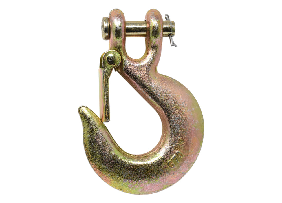 Slip Hook with Latch 7/16" Grade 70 Clevis Type