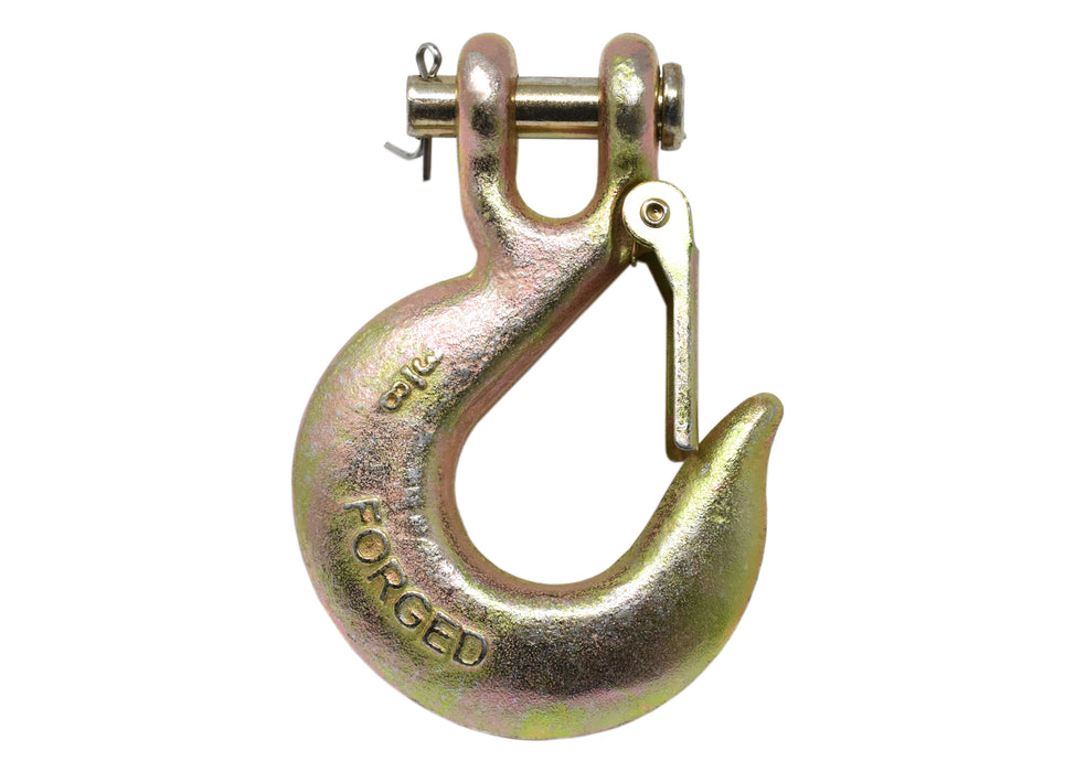 Slip Hook with Latch 7/16" Grade 70 Clevis Type