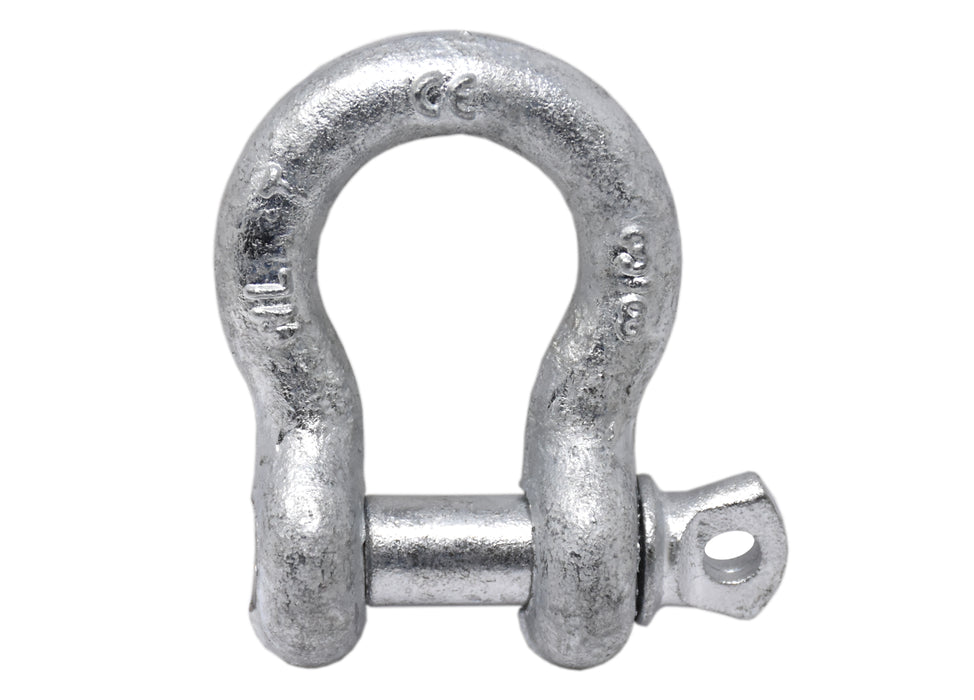 Anchor shackle 1/4"x5/16" Pin WLL:1000LBS - Hot Galvanized