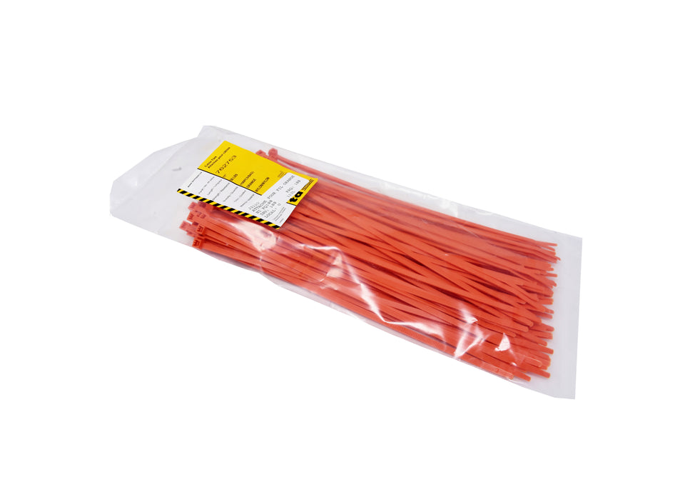 Cable Ties 11" X 0,187" 50LB Orange Pack/100