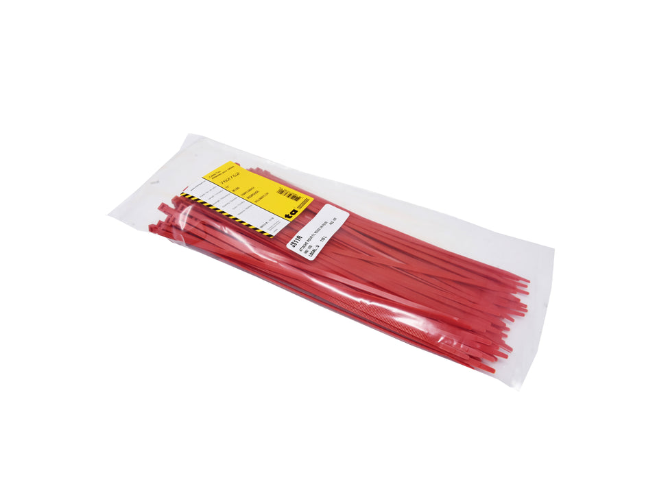 Cable Ties 11" X 0,187" 50LB Red Pack/100