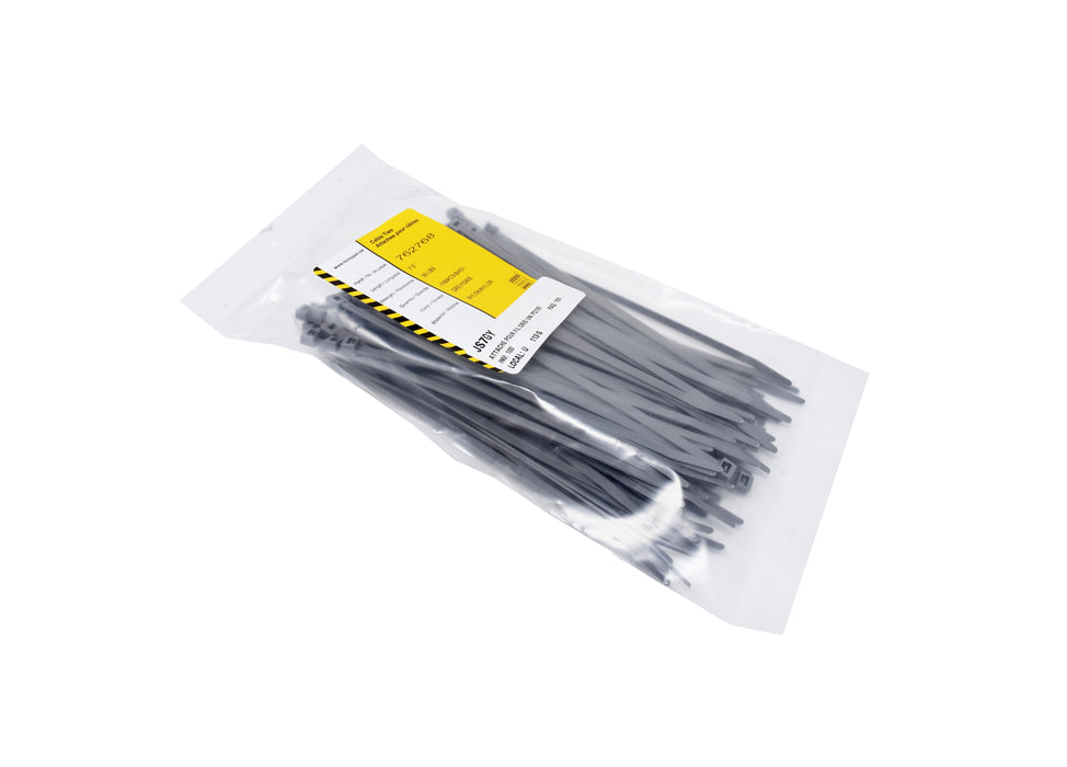 Cable Ties 7,5" X 0,187" 50LB Grey Pack/100