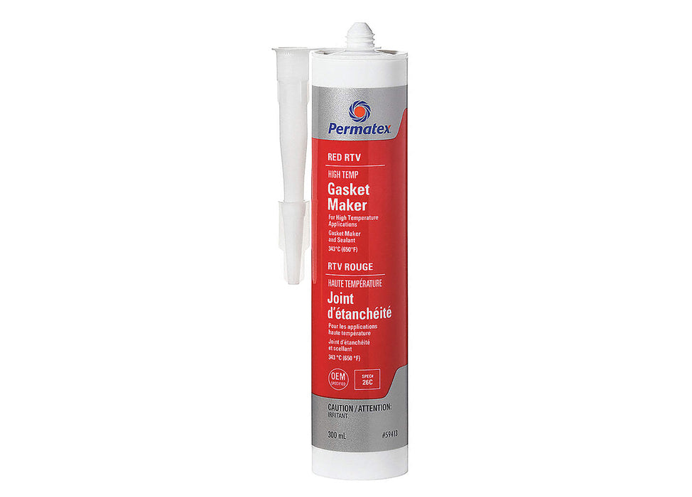 Red high temp. adhesive sealant NO.26-300ML CARTRIDGE