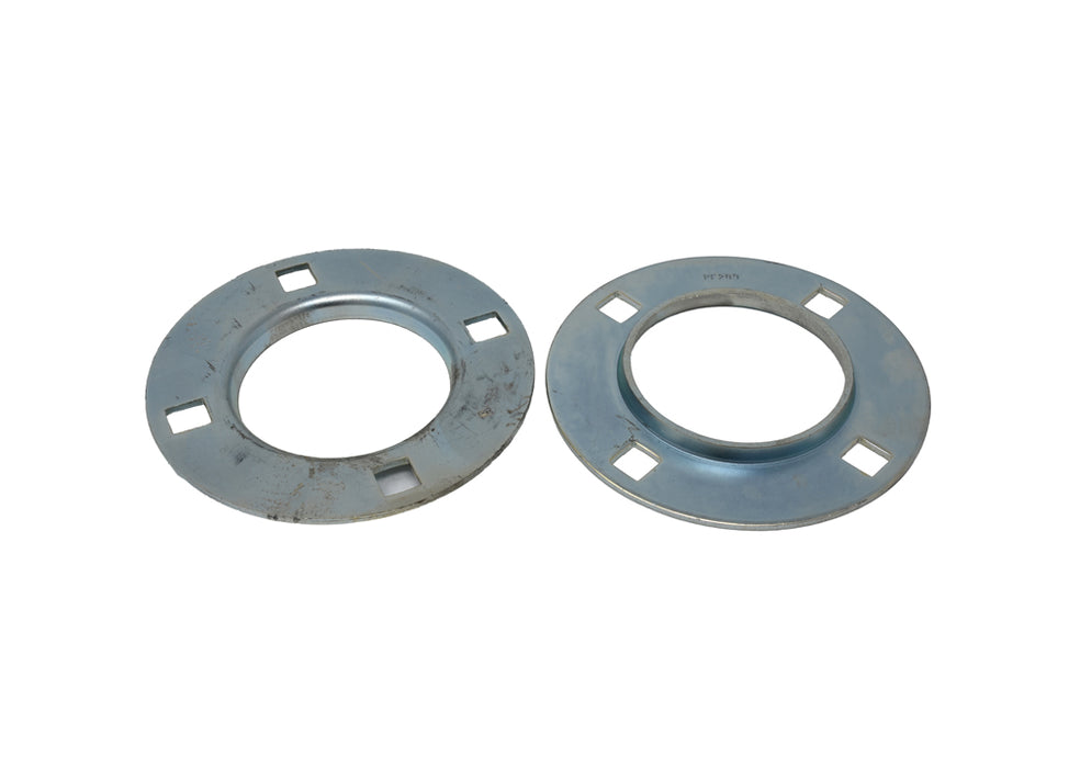 PF209 FLange-4 BoLts-Pressed steeL Set of 2, Pressed Steel  - PF209